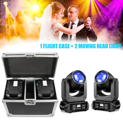 150W LED Moving Head Light 6+12 Prism Stage Light DMX DJ Beam Light +Flight Case