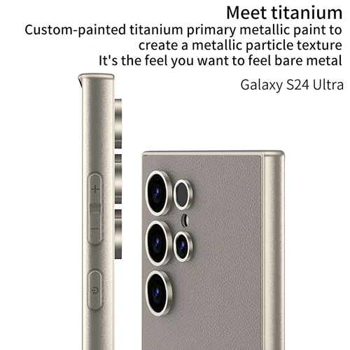 Funda protectora para móvil Samsung S24 Ultra delgada GKK metal textura mate PC - Imagen 5 de 14