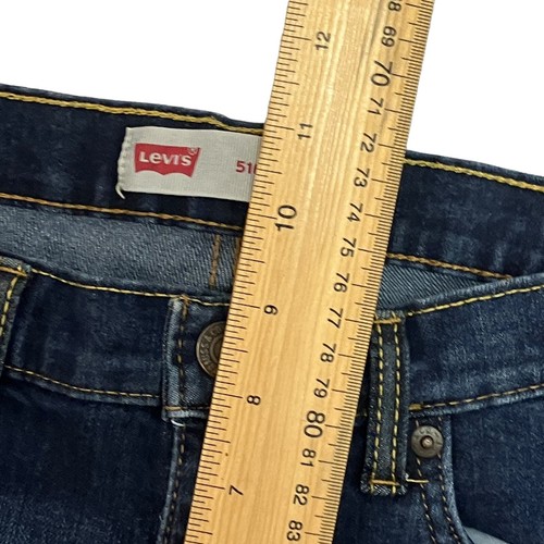 Jeans ajustados azules Levi's 510 para niños 16R 28W 29L denim elástico - Imagen 10 de 12