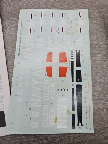 Monogram F4U-5N Corsair Kit 85-5980 1:48 Pro Modeler Open Damaged Box Sealed Bag - Picture 8 of 15