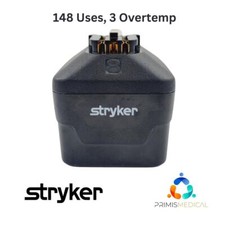 Stryker 8215-000-000 System 8 Large Battery Pack w/ Over Temp History 148 Uses