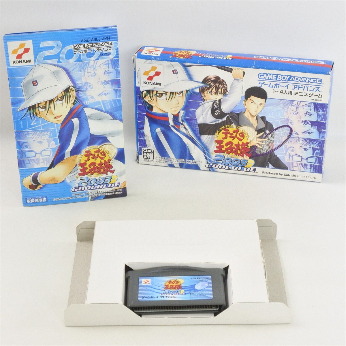 PRINCE OF TENNIS 2003 COOL BLUE Gameboy Advance Nintendo 2370 gba