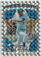 2021 Panini Mosaic Producers Silver Prizm #P11 Billy Williams Chicago Cubs HOF