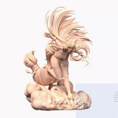 unpainted-delta-wolf-girl-unassembled-resin-minaturs-model-toy-with