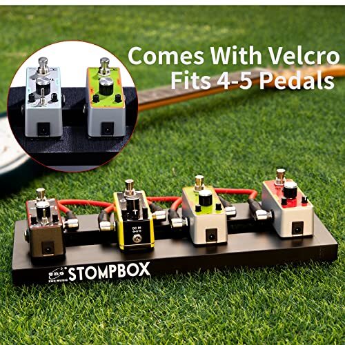 14 Mini Pedal Board Guitar Effects Compact Small Pedalboard with Pedals