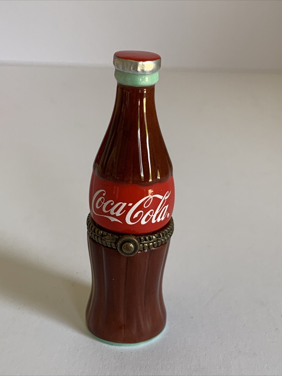 COCA-COLA COKE BOTTLE Hinged Trinket Box PHB Midwest of Cannon
