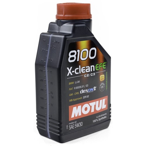 3x Olio Motore Motul 8100 X Clean Efe 5w30 Acea C2 / C3 100% Sintetico - Foto 3 di 5