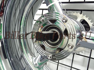 Hayabusa Chrome Rear Rotor Block Off 240, 300, 330 360 Kit(062414-001A)