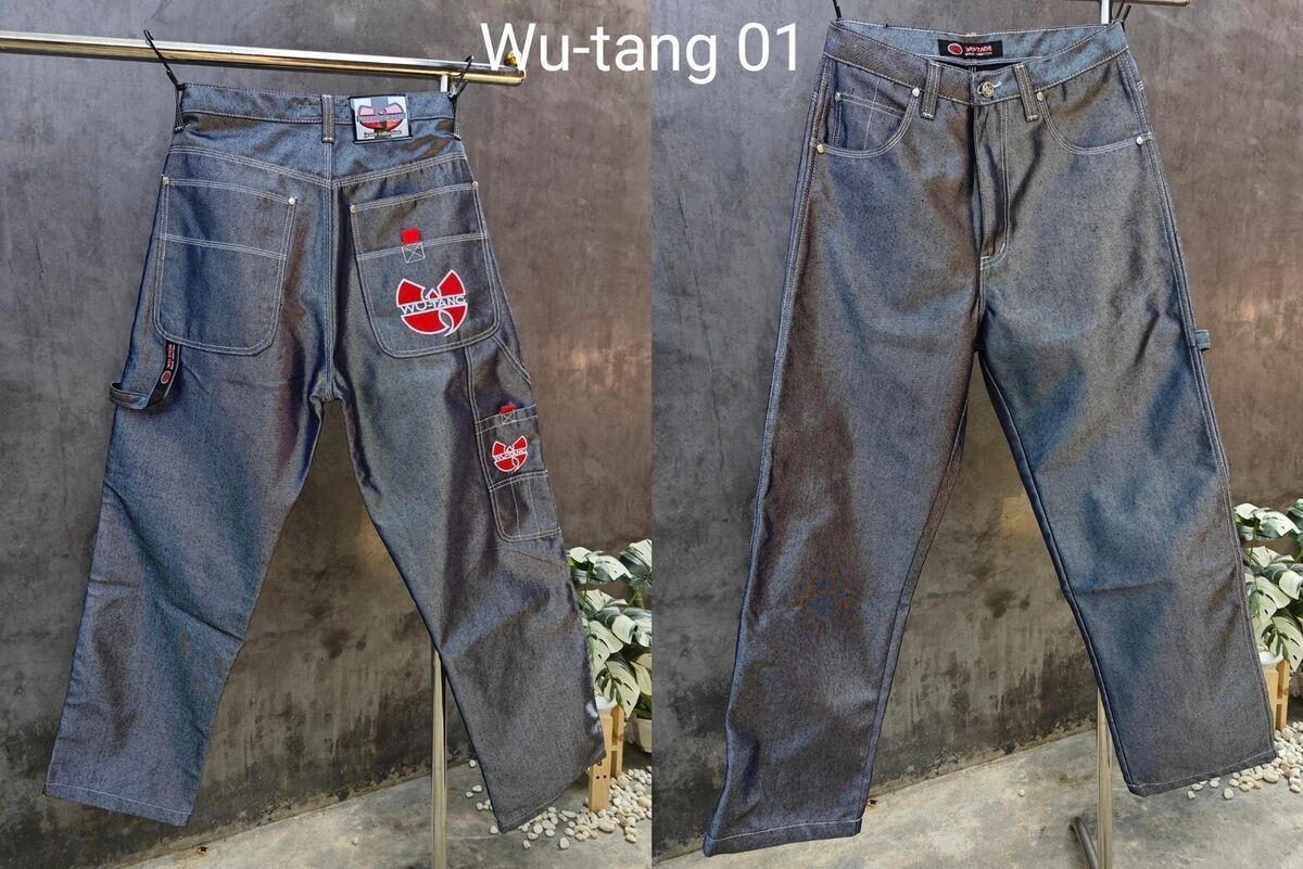 Vintage 90s WU-TANG CLAN Hip Hop Rap Jeans Wu-Wear GLANZ Vintage 90s WU-TANG CLAN Hip Hop Rap Jeans Wu-Wear GLANZ