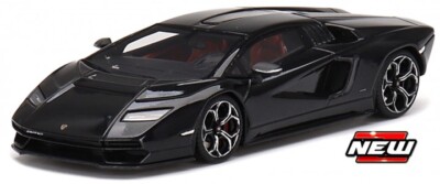 Diecast Model Car 1:18 Scale Maisto Lamborghini Countach LPI 800-4 Black