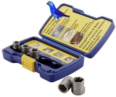 Irwin 5 Stück BASIS beschädigte Schraube Griff Mutter Entferner Set 10-16 mm + Koffer 10504634