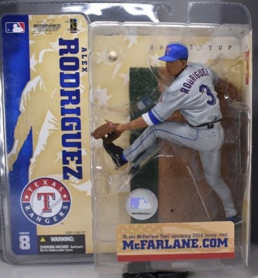 2004 McFarlane Sports Picks Alex Rodriquez MLB Texas Rangers Series 8 