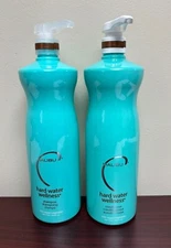 Malibu C Hard Water Wellness Shampoo and Conditioner LARGE 33.8 oz Liter Set
