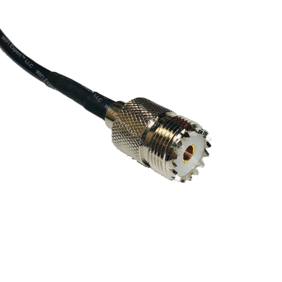 3 feet RG58 PL259 UHF FEMALE to RCA Male Coaxial cable High Quality from USA - Image 3 of 4