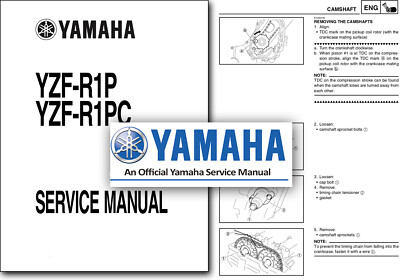 Yamaha YZF R1 Service Manual 2002 2003 Workshop Shop YZF1000 YZF