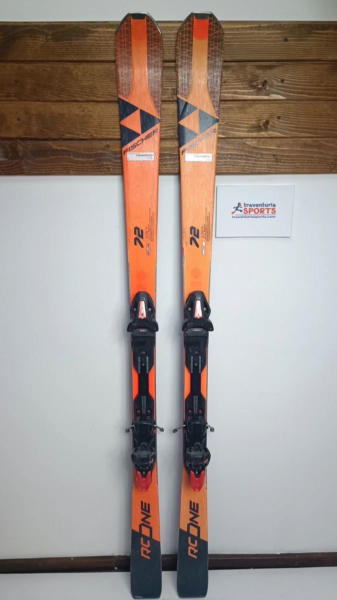 Ski Fischer RC4 GS 173cm + Fixations 14 – Ex-location, Bon état, Piste