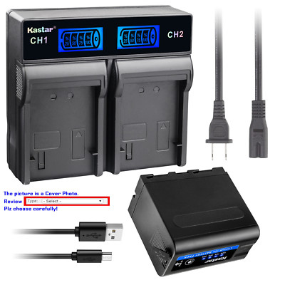 Kastar LCD Rapid Charger Battery for Sony NP-F960 NP-F950 CCD-TRV101 CCD-TRV119