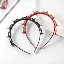 Hair Accessories MultiLayer Braid Band with Bangs Clip for Daily Fashion
