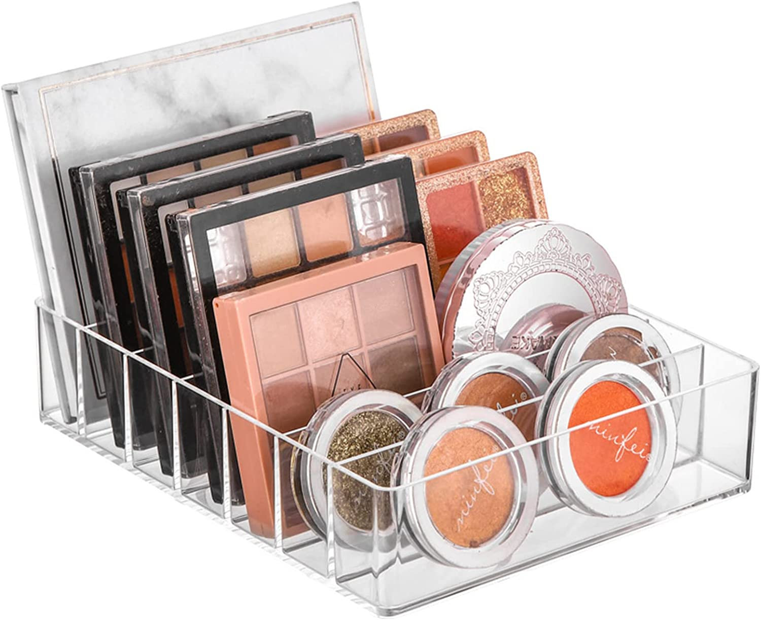 Eyeshadow Palette Organizer Acrylic Clear Make up Organizers and Storage Holder-image