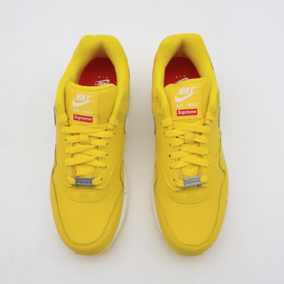 HF8813-700 Supreme Nike Air Max 1 '87 SP Yellow SS25 Week4 (Men's