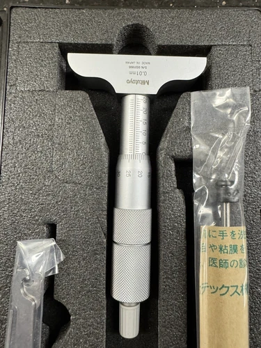 Mitutoyo 129-109 Depth Gauge w/Box Great Shape!!!
