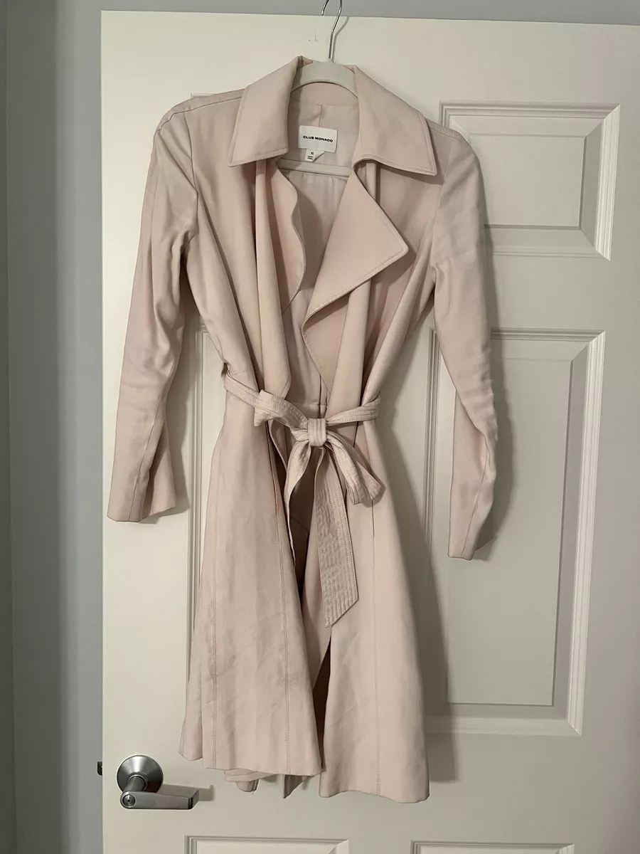Club monaco pink shop coat