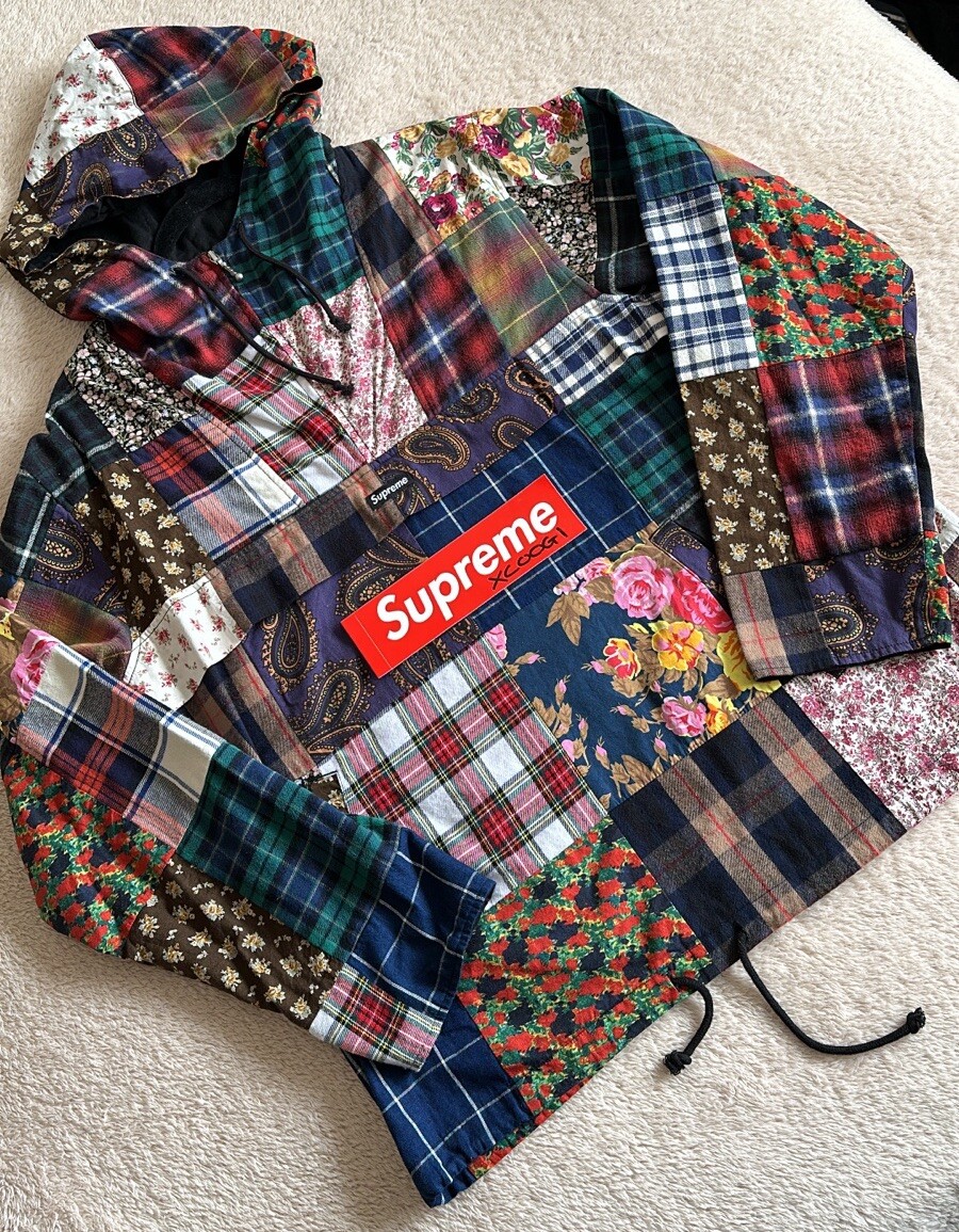 (L) SUPREME PATCHWORK ANORAK MULTI SIZE LARGE VER… - image 4