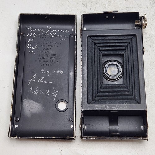 Vintage Pat.1912 Ansco V.P. Vest Pocket Folding Bellows Camera No.1 Actus - Picture 8 of 9