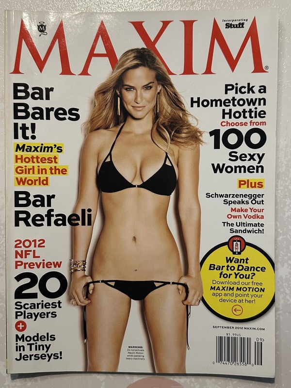 Maxim Magazine - Issue 176 September 2012 - Bar Refaeli