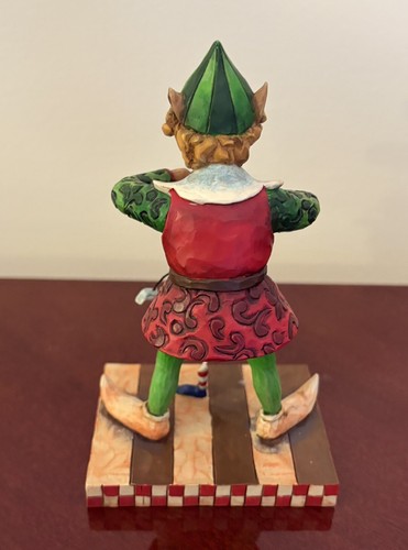 RARO Jim Shore Giocattolo Master Workshop Of Babbo Natale Set di 4 Natale COMPLETO - Foto 9 di 12