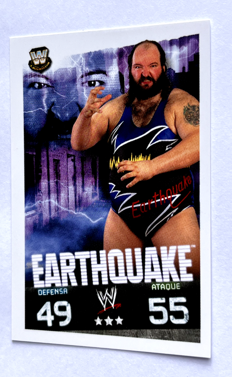 2009 WWE Topps Slam Attax Evolution TCG #161 EARTHQUAKE Legends