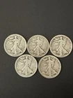 🔥Early Walking Liberty Half Dollar Lot, 1916, 1917(2), 1917-S Reverse, 1918🔥