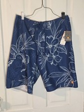 New Quicksilver Swim Trunks Waterman Collection Size 32 Tie String