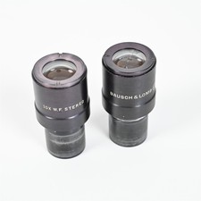  2 Bausch  Lomb Stereo 10x Microscope Eyepiece Optic - READ - StereoZoom