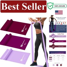 Professional Non-Latex Resistance Bands Set - 3 Color-Coded Levels for Training
