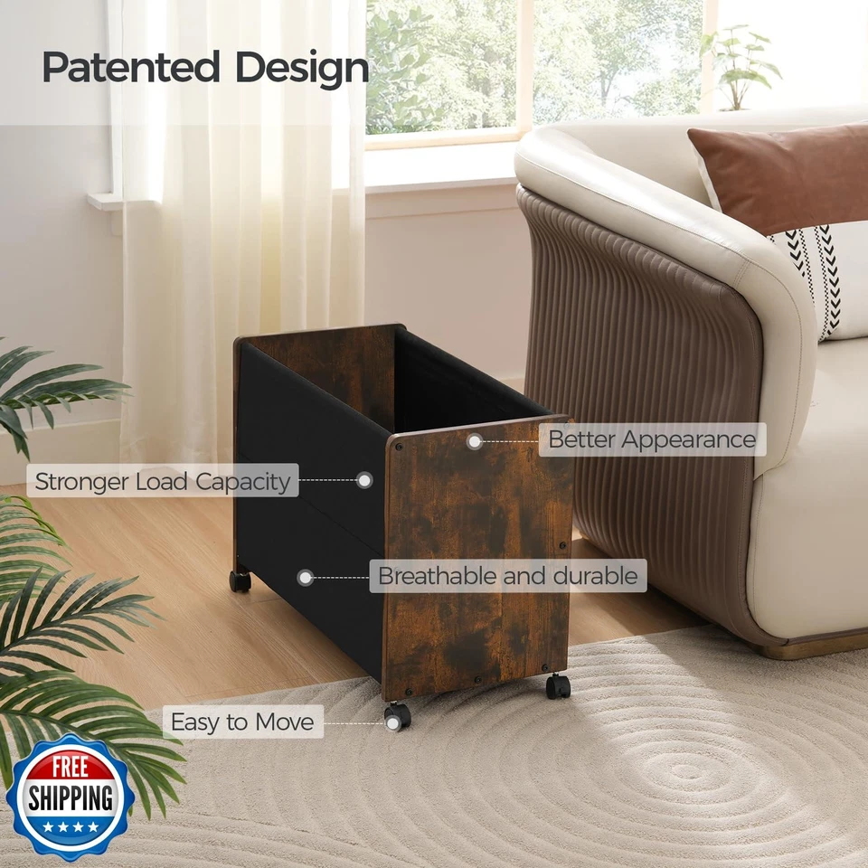 FOUCSSOMEI Caja de Juguetes, Organizador de Almacenamiento de Juguetes, Caja de Juguetes para Niños Niñas, Juguete para Niños S Foto 3 de 4