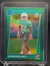 JEVON HOLLAND 2021 DONRUSS OPTIC RATED ROOKIE PREVIEW GREEN RC Q3976