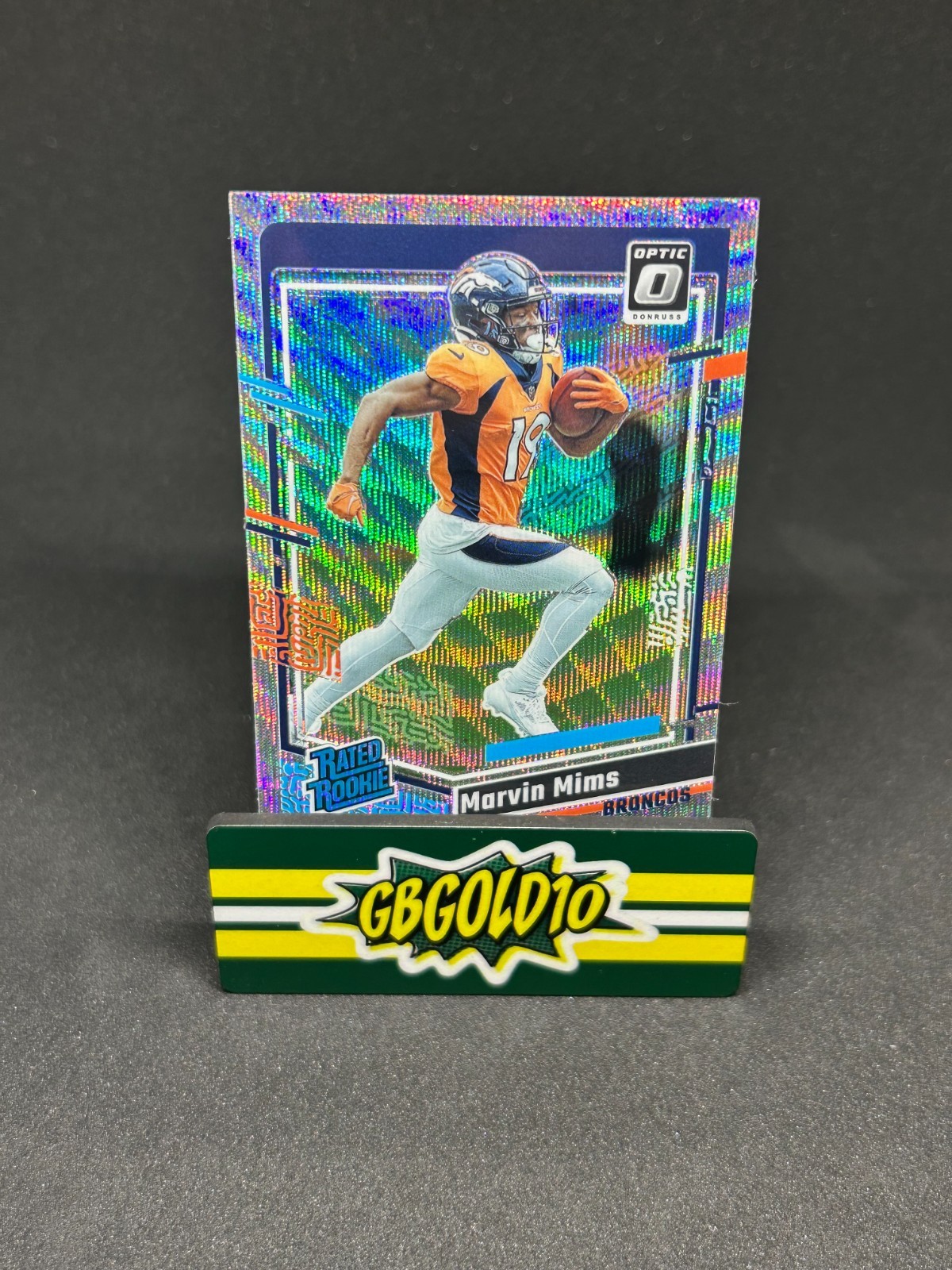 2023 Panini Donruss Optic - Rated Rookie Marvin Mims #231 Silver Wave /300 RC