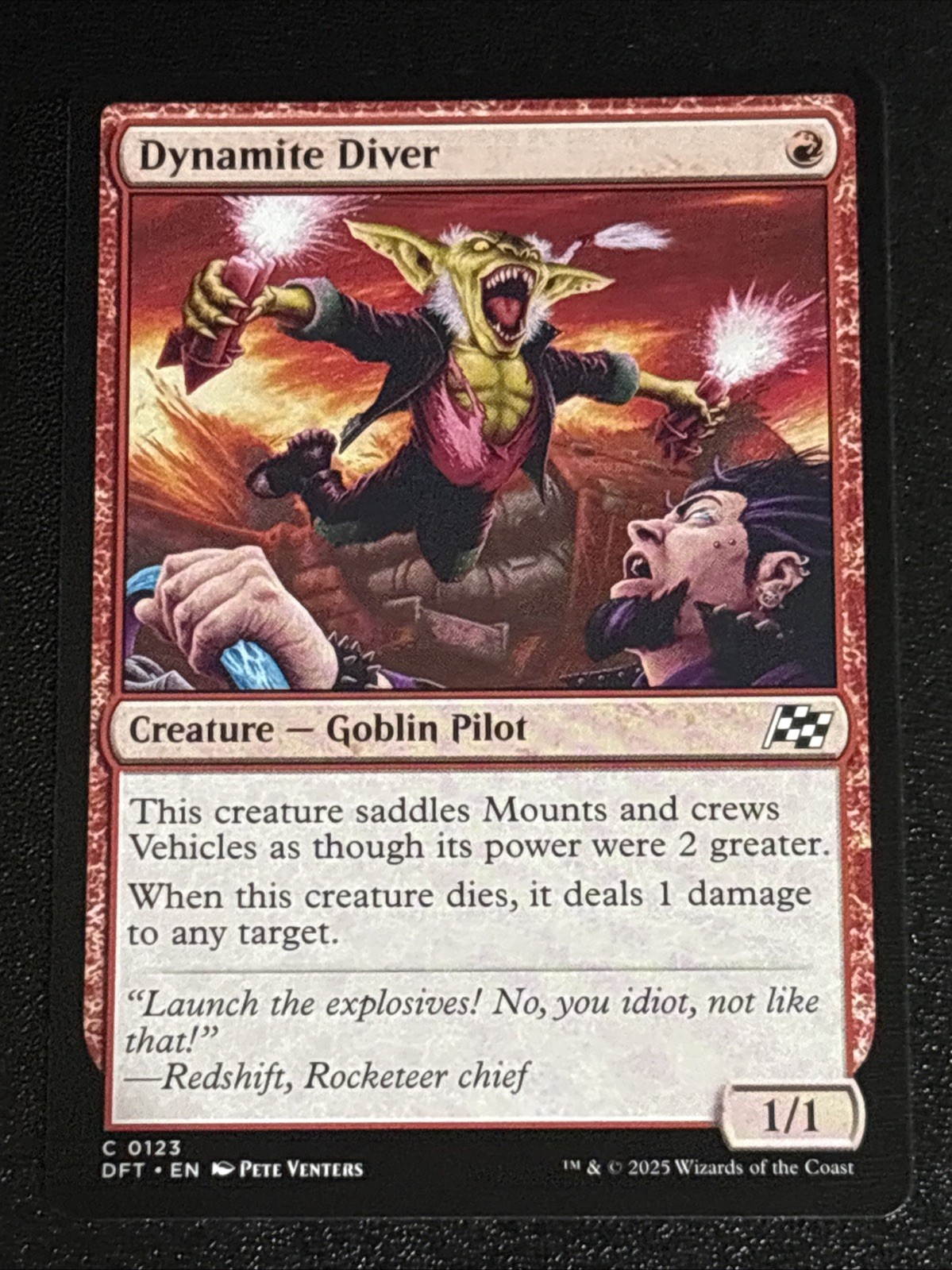MTG Aetherdrift Dynamite Diver 0123 NM