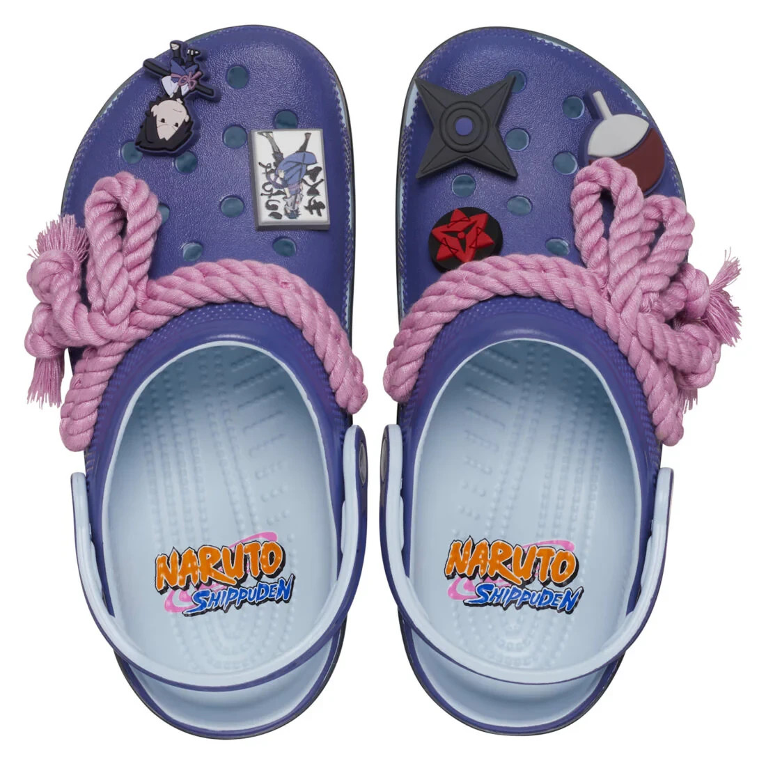 SASUKE④ MEN Crocsx Naruto Shippuden Sasuke Clog 209884-4JQ - All Size US 7