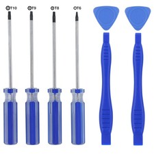 T6 T8 T9 T10 Torx Screwdriver,TR9 Torx Security Screwdriver for PS4, Precisio...