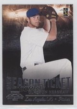 2011 Playoff Contenders Season Tickets Clayton Kershaw #10 0t2