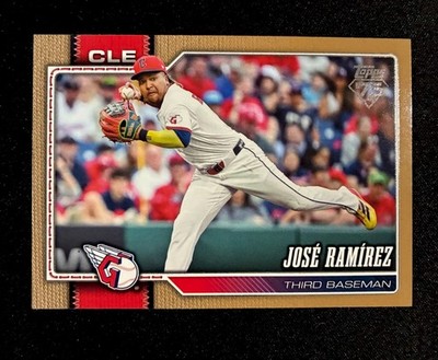 2026 Topps Series 1 Jose Ramirez Gold #/2026 Cleveland Guardians #284