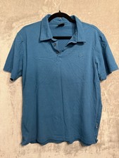Quiksilver Blue Polo Size L