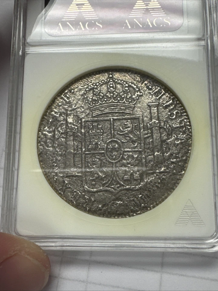 1783 Mo FF Mexico 8 Reales El Cazador - ANACS VF 20 - Image 4 of 4