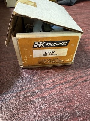 Vintage B&K Precision Dynascan CR-20 CRT Adapter w/ Original Box Untested