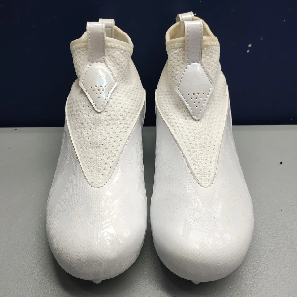 Adidas Freak Spark J 23 Mismatch Football Cleats Youth 2.5 White Laceless IG2647 - Image 2 of 4