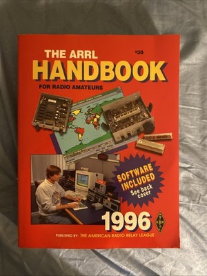 1996 The ARRL The Radio Amateurs Handbook Bought & Shelved Front/Side Views