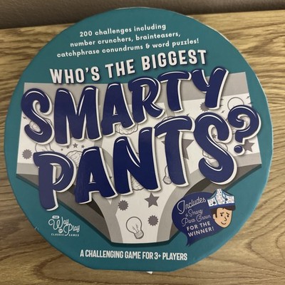 Who's The Biggest Smarty Pants Word Play Board Game 200 Challenges Brain Teasers