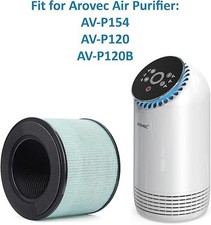 Arovec Air Purifier Replacement True Hepa Filter,Carbon Filters (AV-P120-RF)